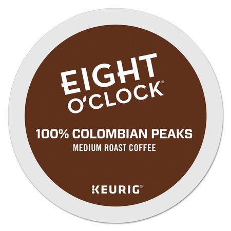 Eight Oclock Colombian Peaks Coffee K-Cups, PK24 PK 6407